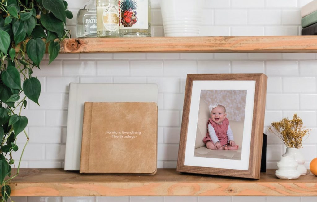 Small Framed Print of baby